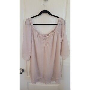 Purple Snow Tan Tunic